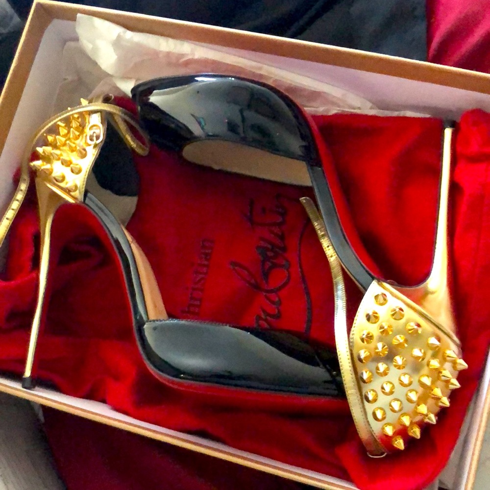 Louboutin spiked heels